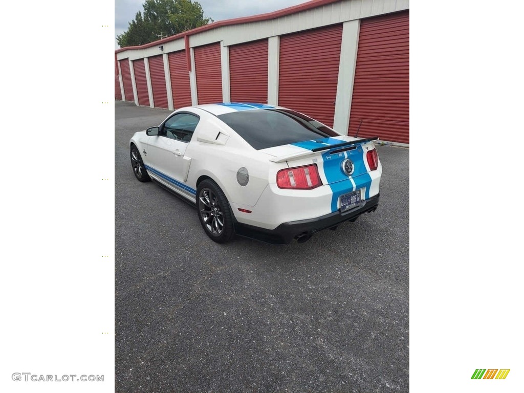 2011 Mustang Shelby GT500 Coupe - Performance White / Charcoal Black/Grabber Blue photo #19