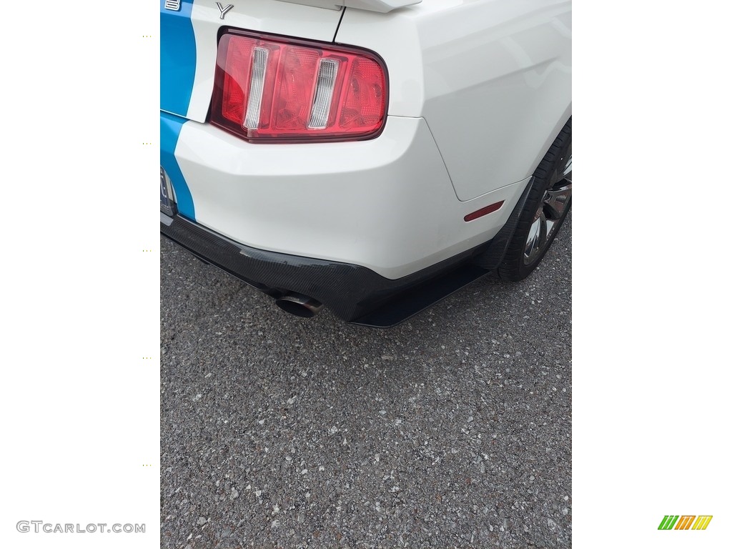 2011 Mustang Shelby GT500 Coupe - Performance White / Charcoal Black/Grabber Blue photo #31