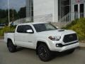 2021 Wind Chill Pearl Toyota Tacoma TRD Sport Double Cab 4x4  photo #1