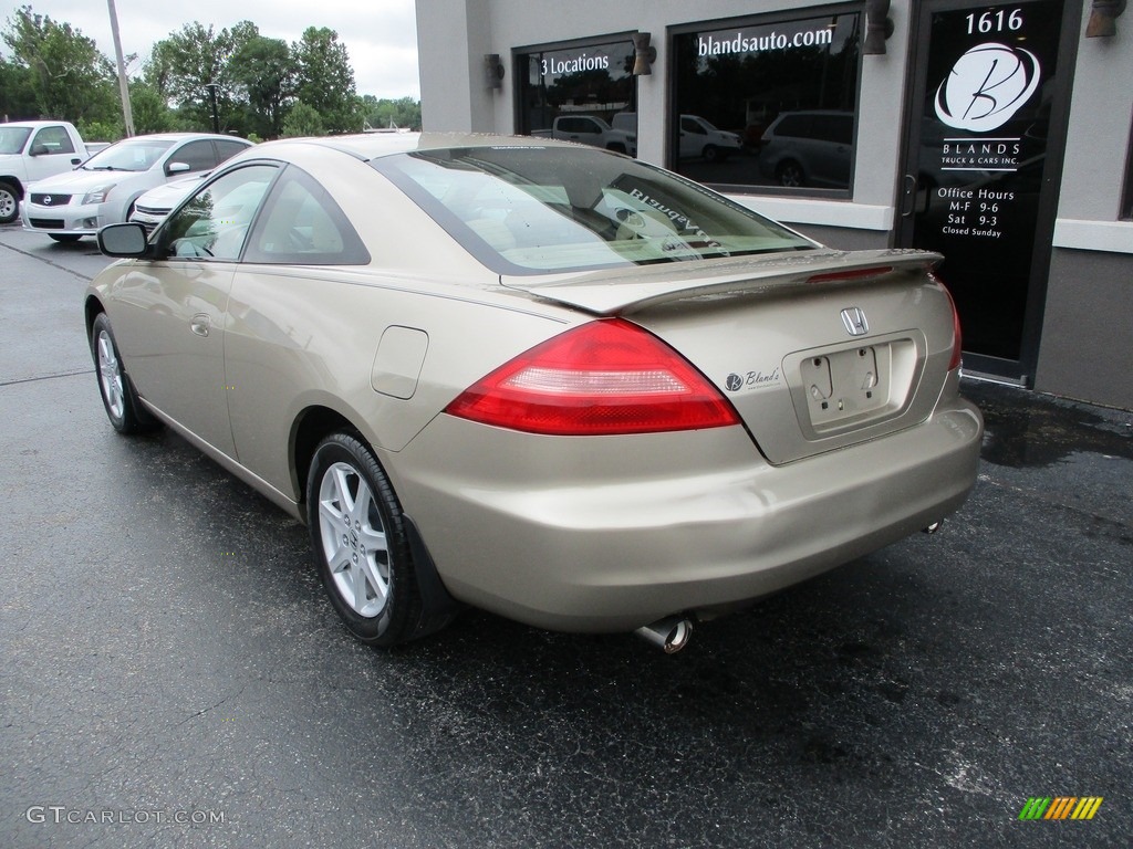 2003 Accord EX V6 Coupe - Desert Mist Metallic / Ivory photo #3