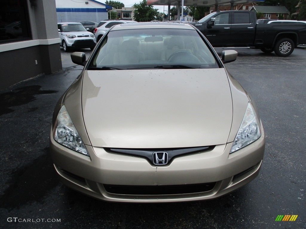 2003 Accord EX V6 Coupe - Desert Mist Metallic / Ivory photo #21