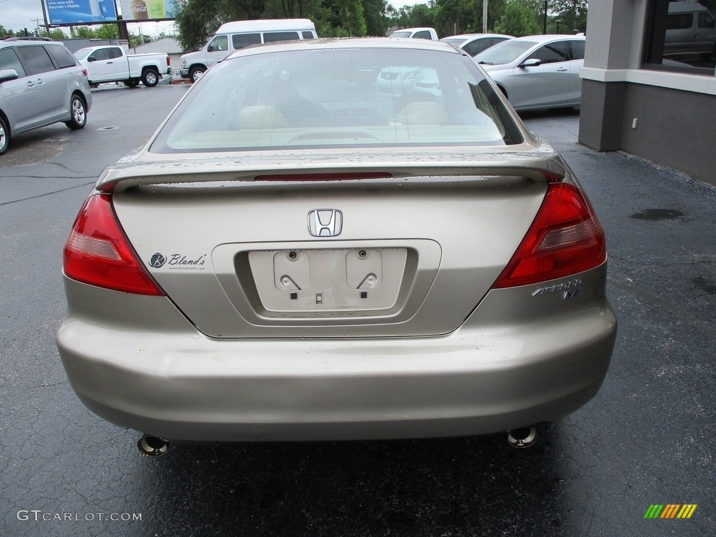 2003 Accord EX V6 Coupe - Desert Mist Metallic / Ivory photo #23