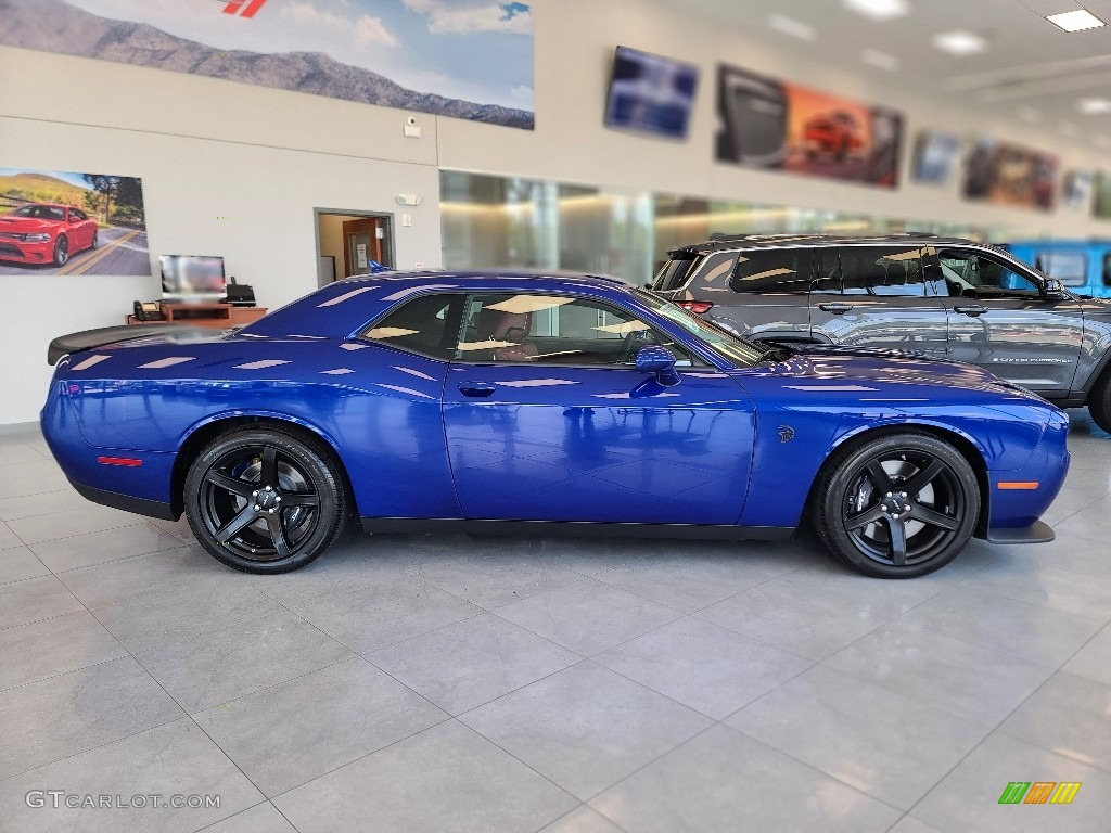 Indigo Blue 2022 Dodge Challenger SRT Hellcat Exterior Photo #144613193