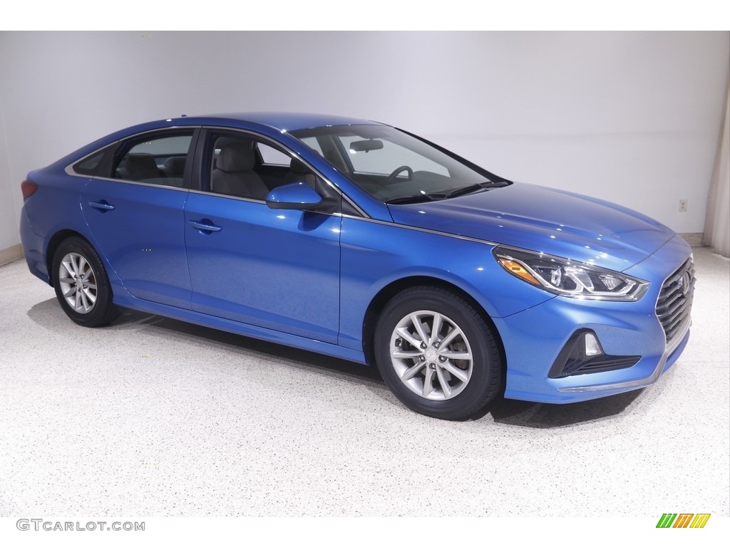 2018 Sonata SE - Electric Blue / Gray photo #1