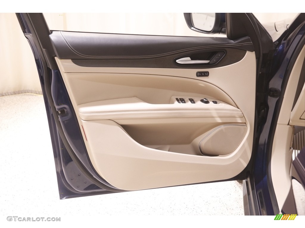 2019 Alfa Romeo Stelvio Ti Lusso AWD Crema Door Panel Photo #144613874