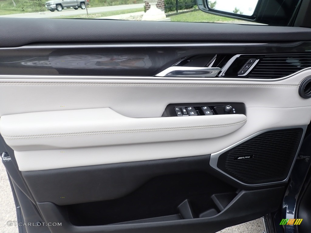 2022 Jeep Wagoneer Series I 4x4 Sea Salt/Black Door Panel Photo #144613970