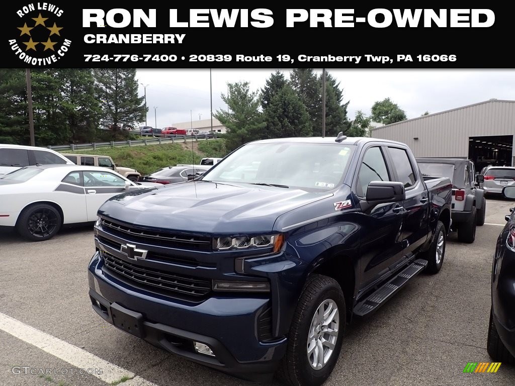 2022 Silverado 1500 Limited RST Crew Cab 4x4 - Northsky Blue Metallic / Jet Black photo #1