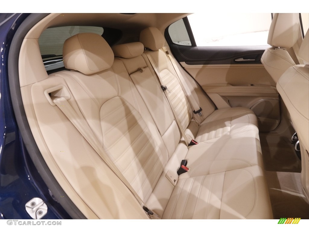 2019 Alfa Romeo Stelvio Ti Lusso AWD Rear Seat Photo #144614162
