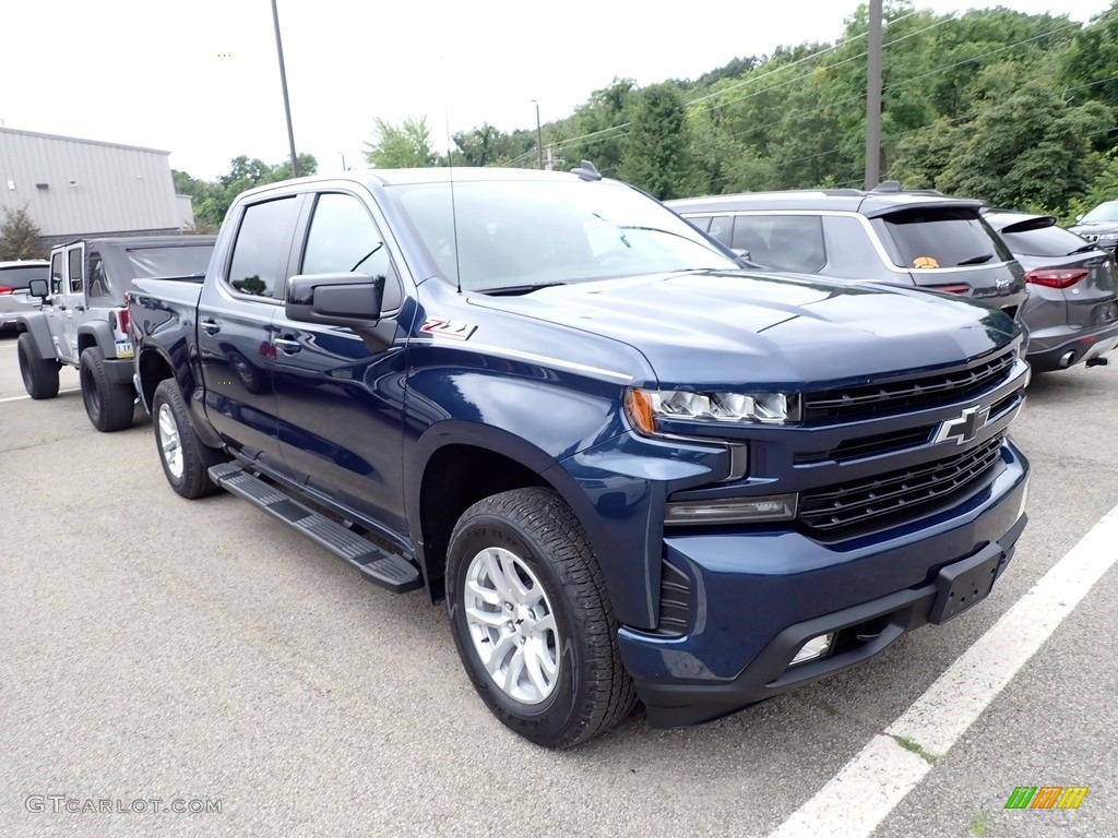 Northsky Blue Metallic 2022 Chevrolet Silverado 1500 Limited RST Crew Cab 4x4 Exterior Photo #144614189