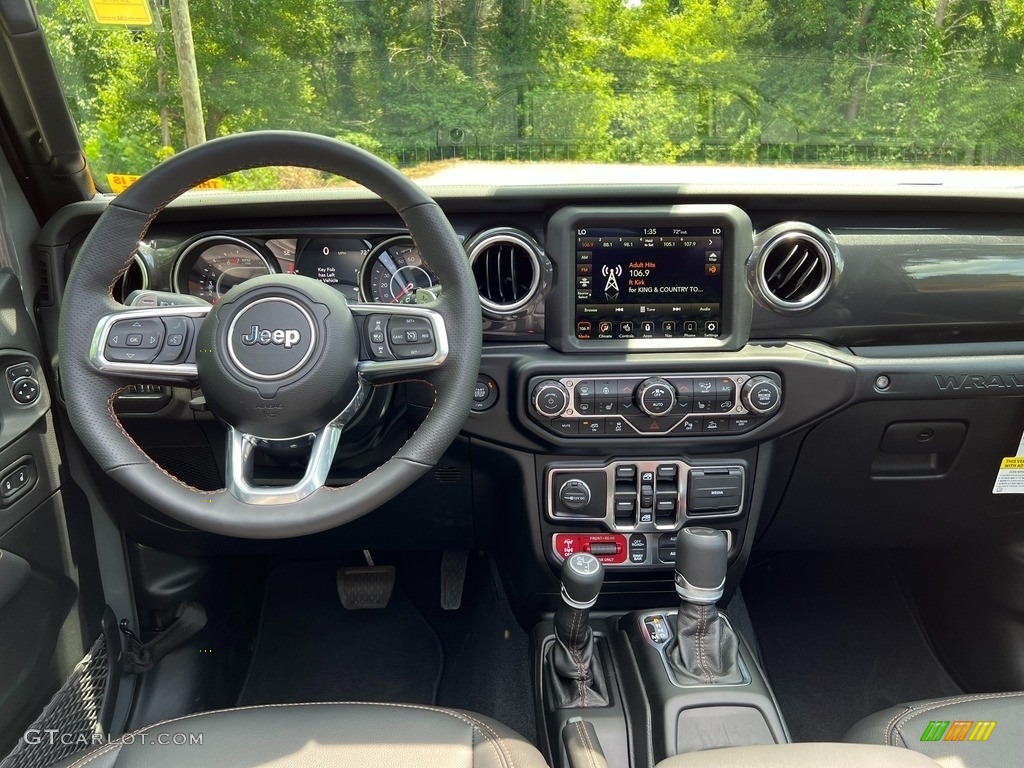 2022 Jeep Wrangler Unlimited Rubicon 392 4x4 Black Dashboard Photo #144614714