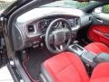 2022 Dodge Charger Black/Ruby Red Interior Controls Photo