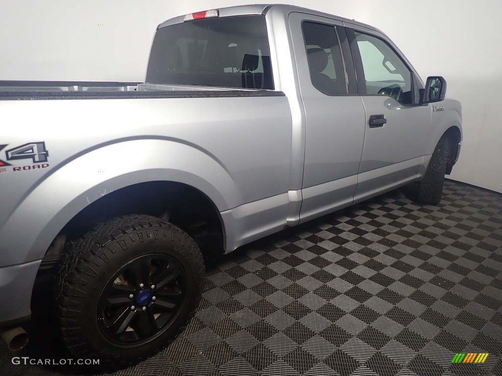 2020 F150 XLT SuperCab 4x4 - Iconic Silver / Medium Earth Gray photo #18