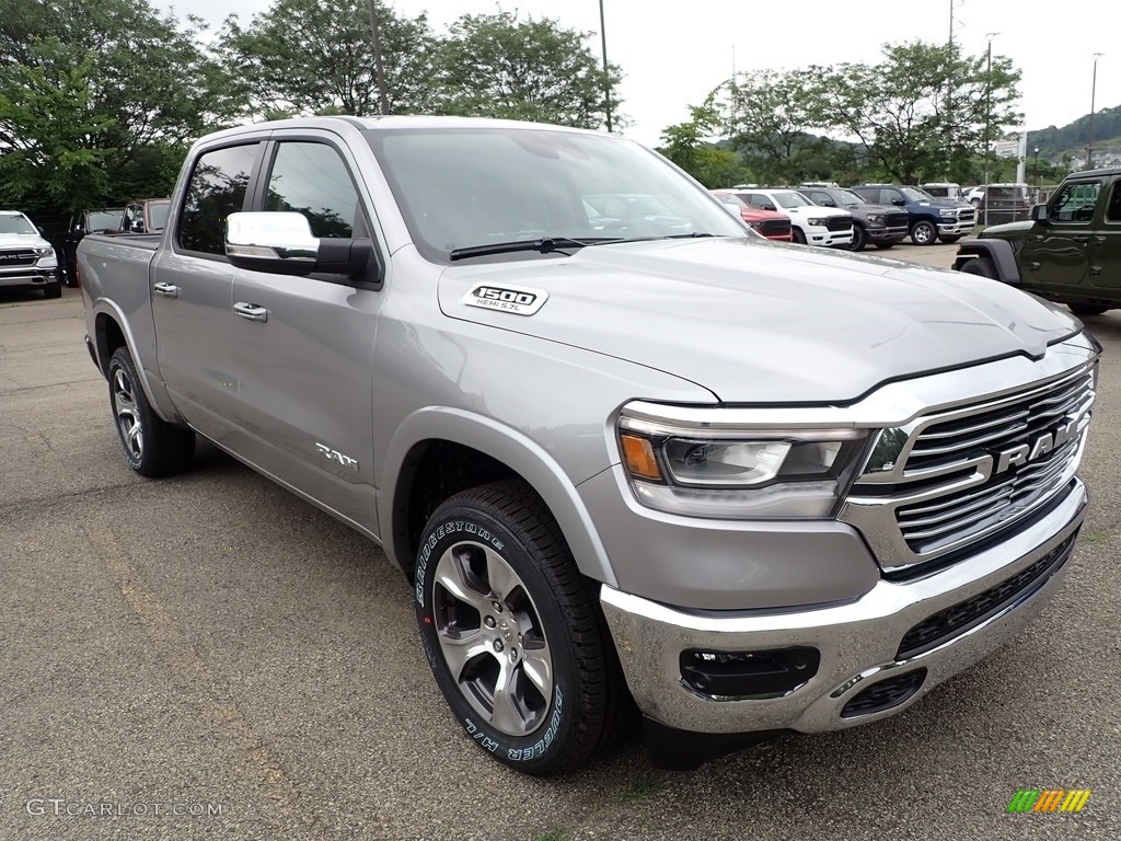 Billet Silver Metallic 2022 Ram 1500 Laramie Crew Cab 4x4 Exterior Photo #144615779