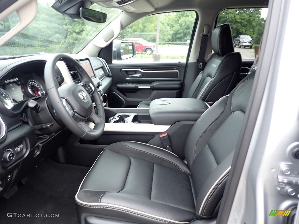 Black Interior 2022 Ram 1500 Laramie Crew Cab 4x4 Photo #144615893