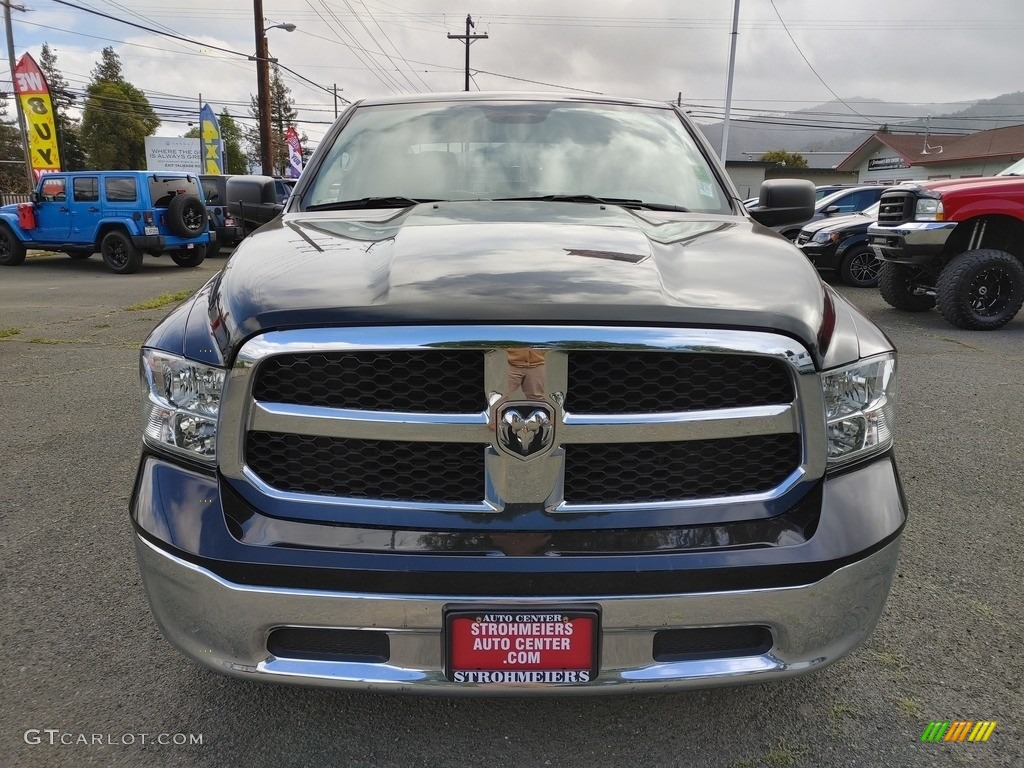 2019 1500 Classic Tradesman Crew Cab - Brilliant Black Crystal Pearl / Black/Diesel Gray photo #2