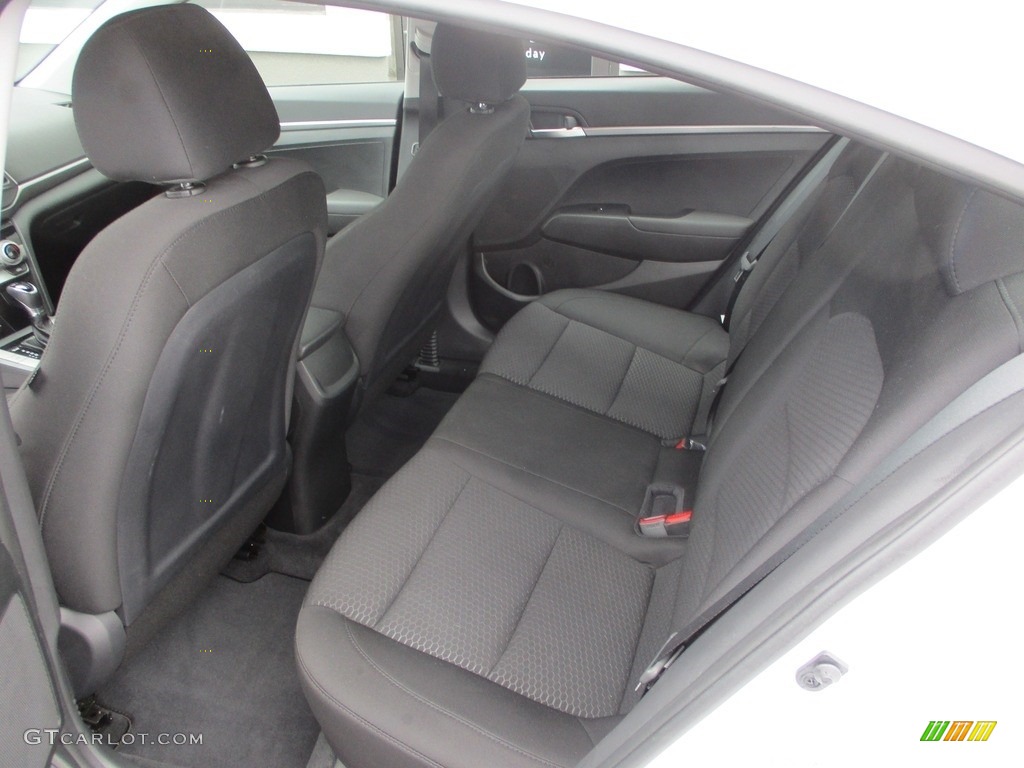 2019 Elantra SE - Quartz White Pearl / Black photo #8
