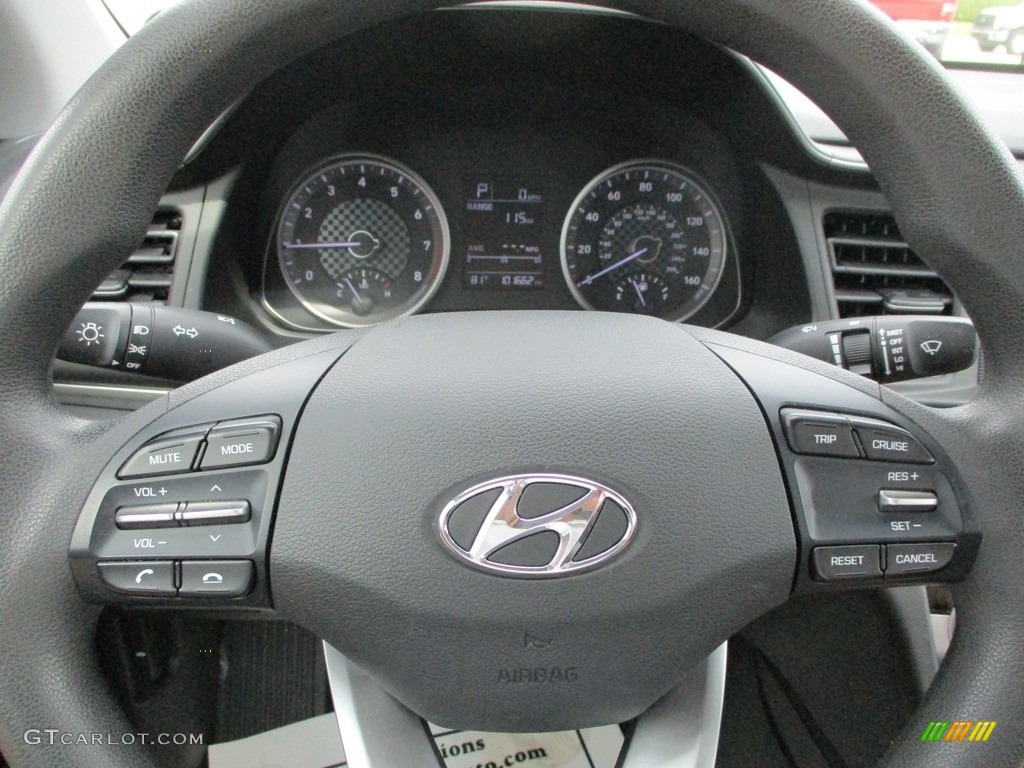 2019 Elantra SE - Quartz White Pearl / Black photo #10