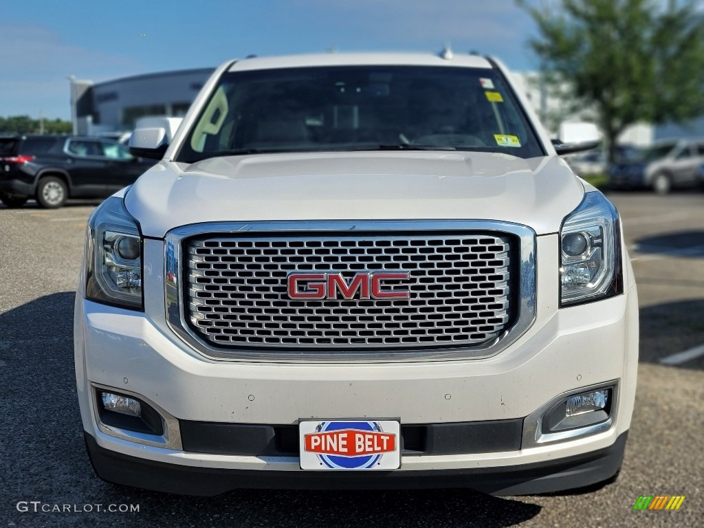 2016 Yukon XL Denali 4WD - White Frost Tricoat / Cocoa/Dark Atmosphere photo #2