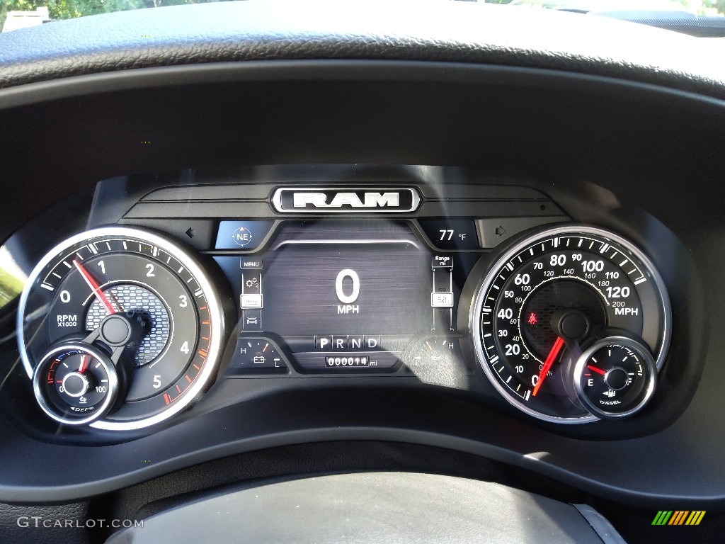 2022 Ram 2500 Big Horn Mega Cab 4x4 Gauges Photo #144617762