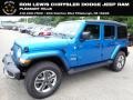 Hydro Blue Pearl - Wrangler Unlimited Sahara 4x4 Photo No. 1