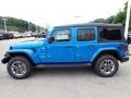 Hydro Blue Pearl - Wrangler Unlimited Sahara 4x4 Photo No. 2