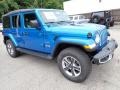 Hydro Blue Pearl - Wrangler Unlimited Sahara 4x4 Photo No. 8