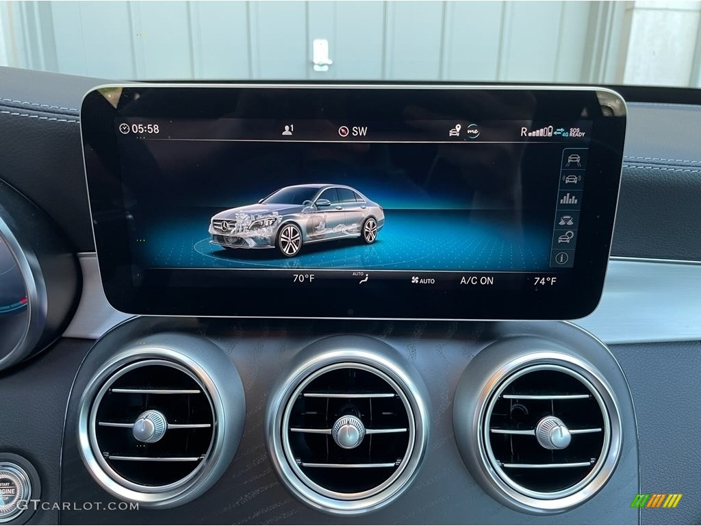 2021 C 300 Sedan Night Edition - Lunar Blue Metallic / Black photo #12