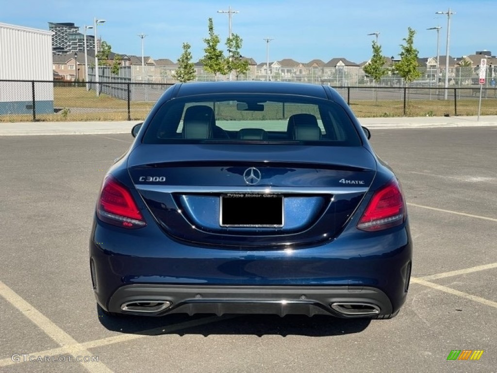 2021 C 300 Sedan Night Edition - Lunar Blue Metallic / Black photo #26