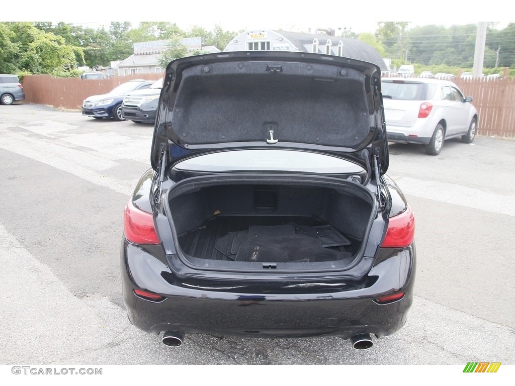 2015 Q50 3.7 AWD - Black Obsidian / Graphite photo #14