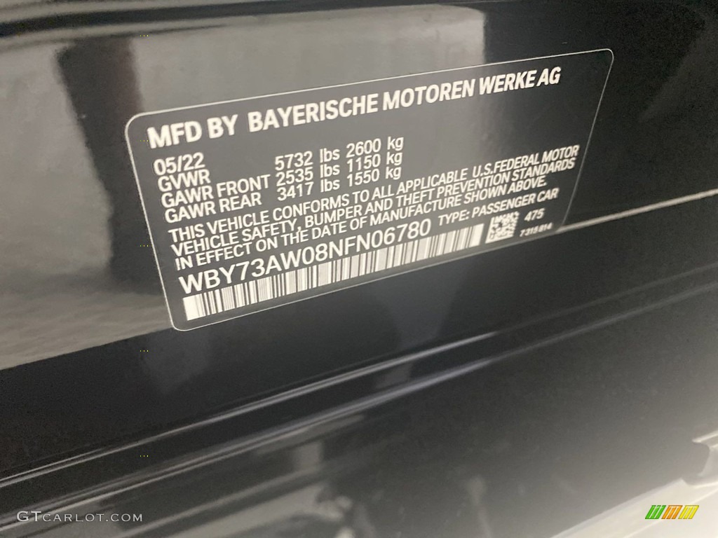 2022 BMW i4 Series eDrive40 Gran Coupe Color Code Photos