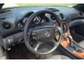 2004 Mercedes-Benz SL Charcoal Interior Steering Wheel Photo