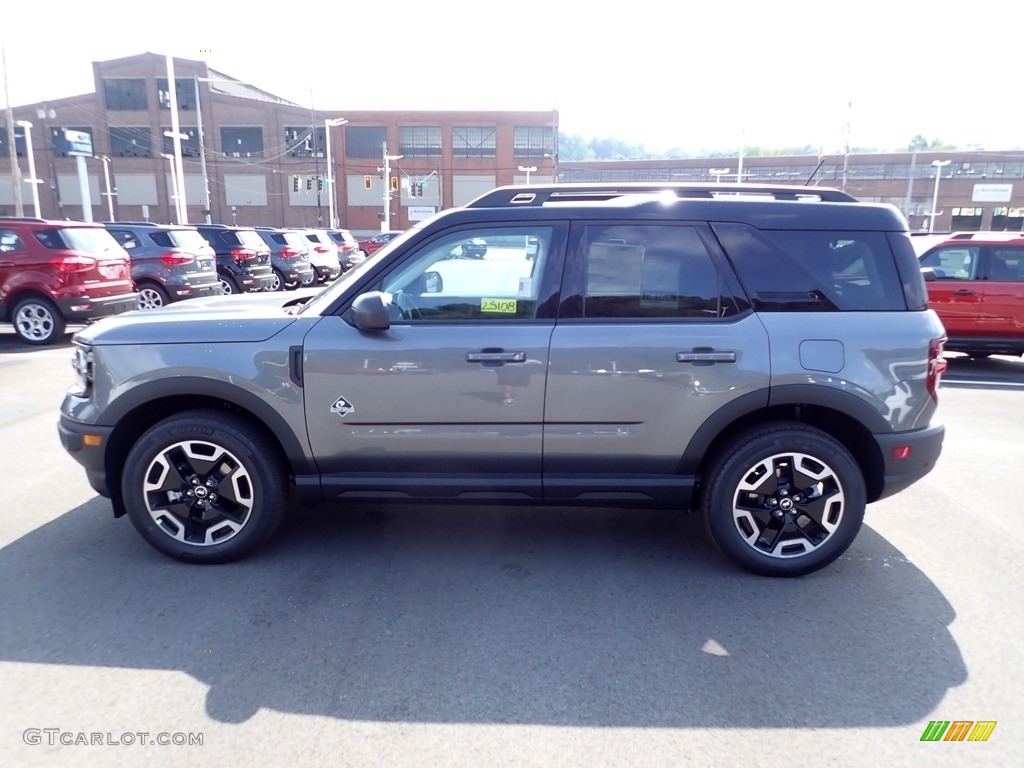 Carbonized Gray Metallic 2022 Ford Bronco Sport Outer Banks 4x4 Exterior Photo #144621226