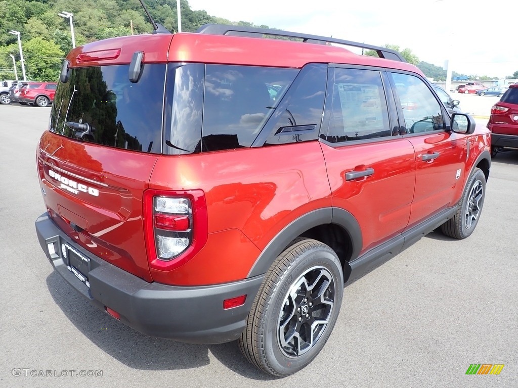 2022 Bronco Sport Big Bend 4x4 - Hot Pepper Red / Medium Dark Slate photo #8