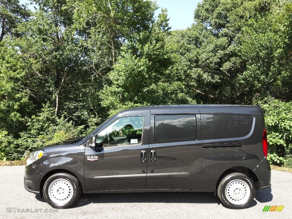 Black Metallic 2022 Ram ProMaster City Tradesman Cargo Van Exterior Photo #144621739