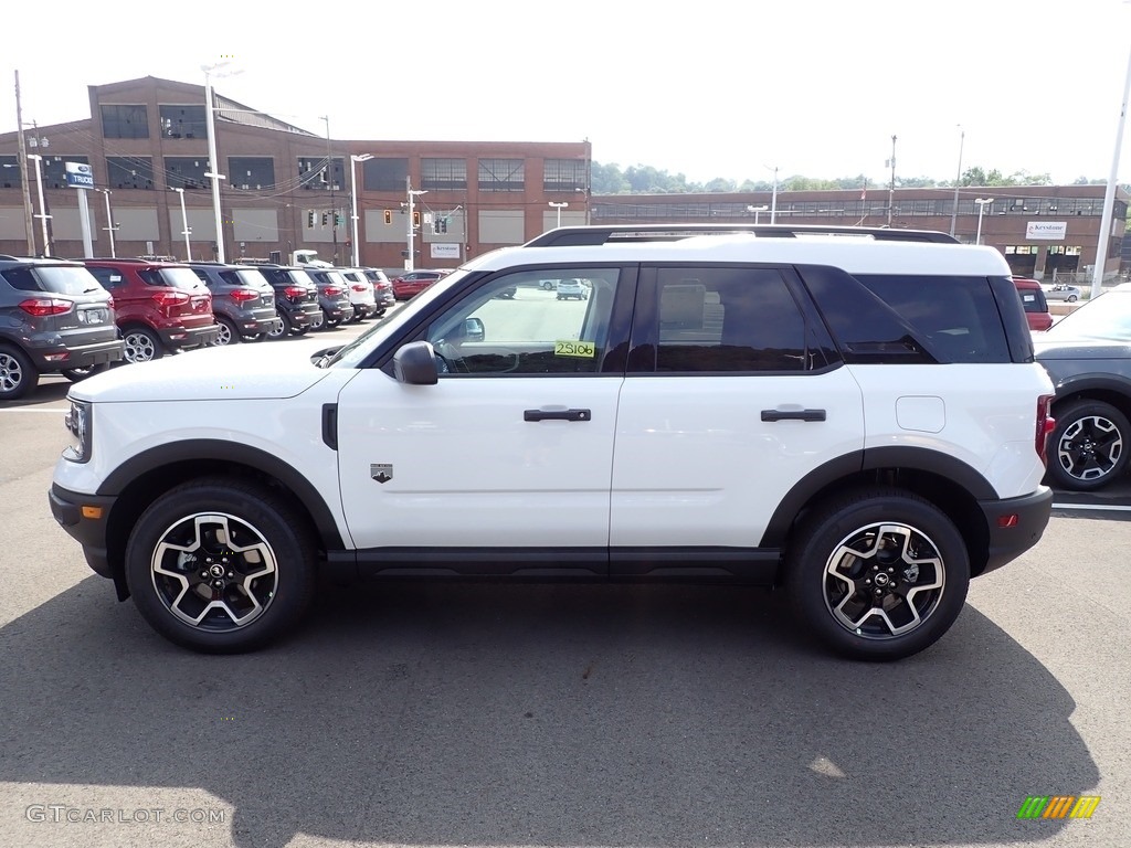 Oxford White 2022 Ford Bronco Sport Big Bend 4x4 Exterior Photo #144622006