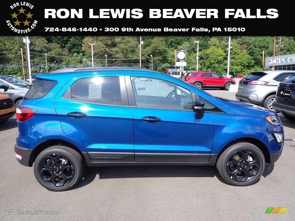 2022 EcoSport SES 4WD - Lightning Blue Metallic / Black photo #1