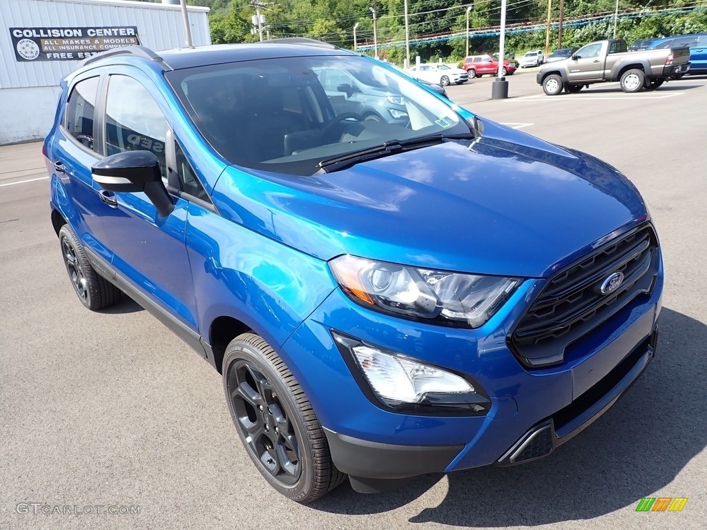 Lightning Blue Metallic 2022 Ford EcoSport SES 4WD Exterior Photo #144622306