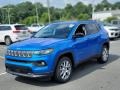 Laser Blue Pearl 2022 Jeep Compass Latitude 4x4 Exterior