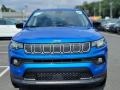 2022 Laser Blue Pearl Jeep Compass Latitude 4x4  photo #2