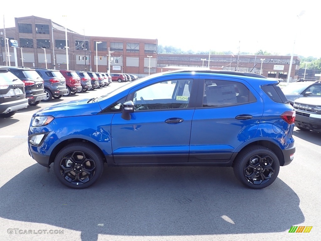 Lightning Blue Metallic 2022 Ford EcoSport SES 4WD Exterior Photo #144622360