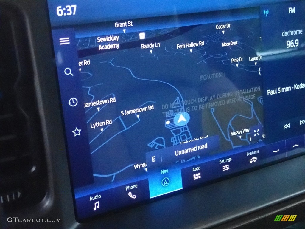 2022 Ford Bronco Outer Banks 4x4 2-Door Navigation Photos