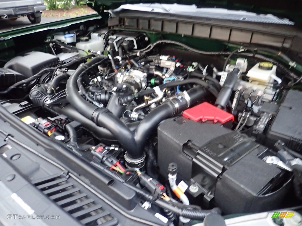 2022 Ford Bronco Outer Banks 4x4 2-Door 2.7 Liter Turbocharged DOHC 24-Valve Ti-VCT EcoBoost V6 Engine Photo #144622633