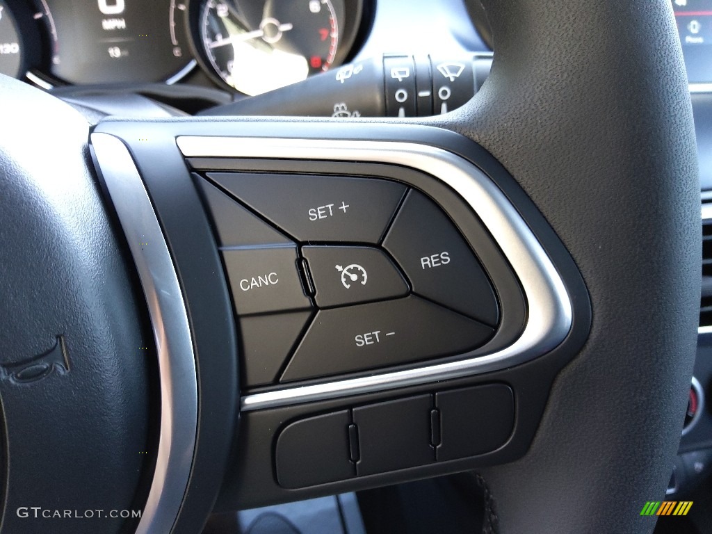 2022 Fiat 500X Pop AWD Slate Blue Steering Wheel Photo #144622753