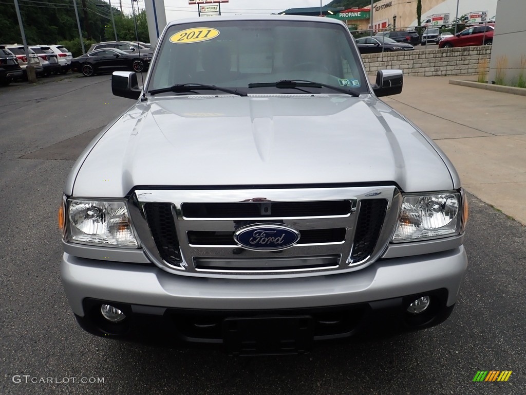 2011 Ranger XLT SuperCab 4x4 - Silver Metallic / Medium Dark Flint photo #8