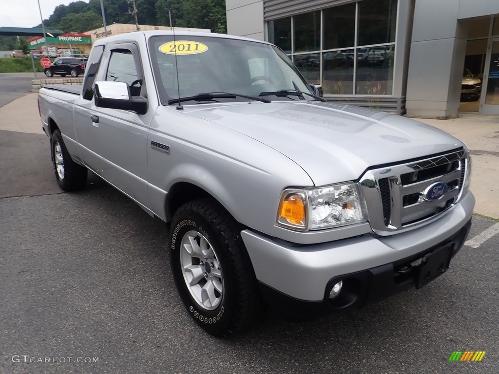 2011 Ranger XLT SuperCab 4x4 - Silver Metallic / Medium Dark Flint photo #9