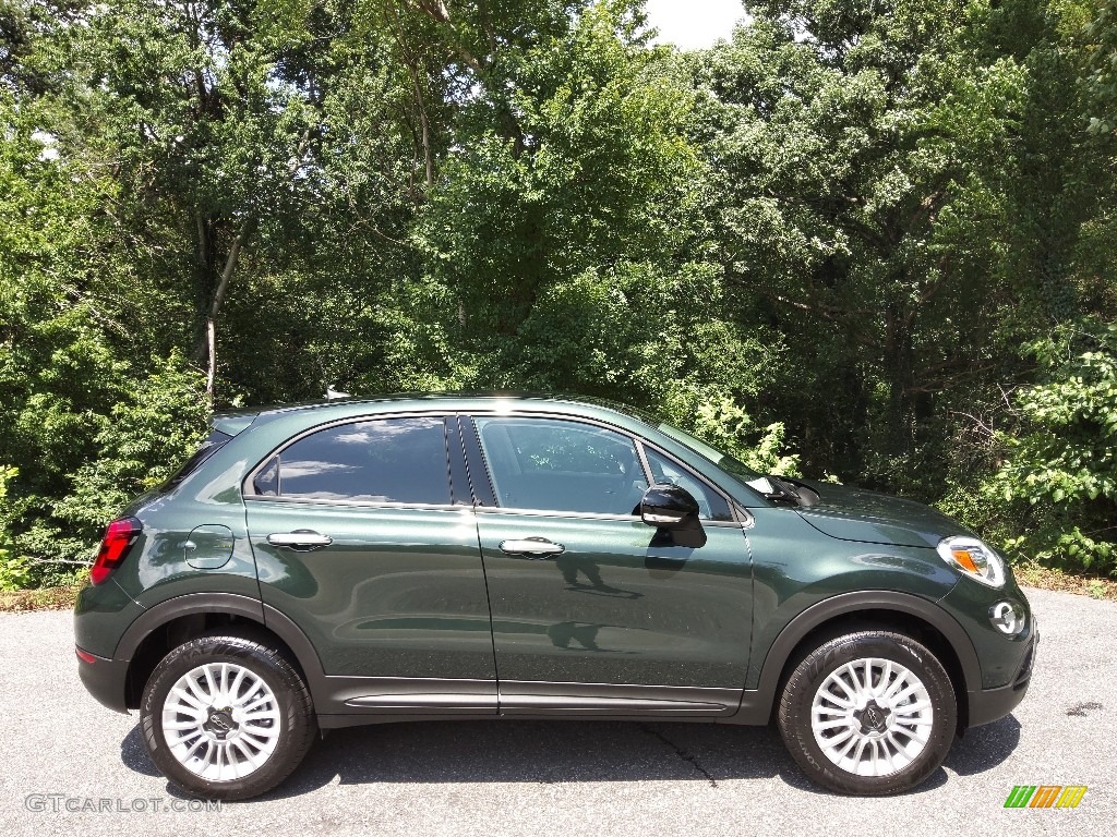 Vibrante Green Metallic 2022 Fiat 500X Trekking AWD Exterior Photo #144623072