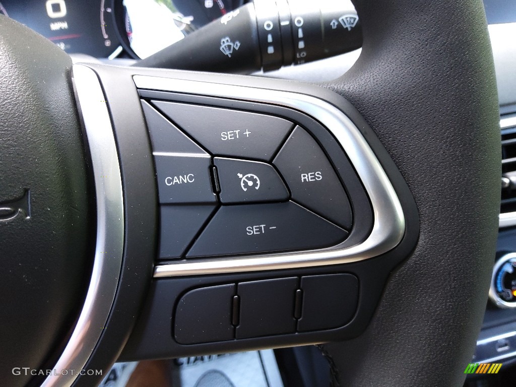 2022 Fiat 500X Trekking AWD Black Steering Wheel Photo #144623371