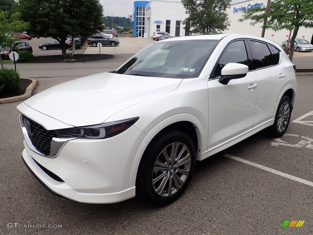 Snowflake White Pearl Mica 2022 Mazda CX-5 Turbo Signature AWD Exterior Photo #144623374