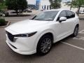 2022 Snowflake White Pearl Mica Mazda CX-5 Turbo Signature AWD  photo #7