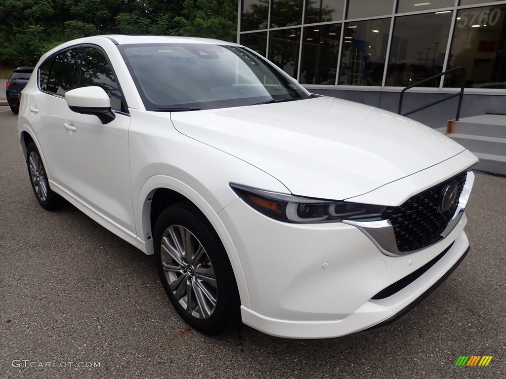 Snowflake White Pearl Mica 2022 Mazda CX-5 Turbo Signature AWD Exterior Photo #144623407